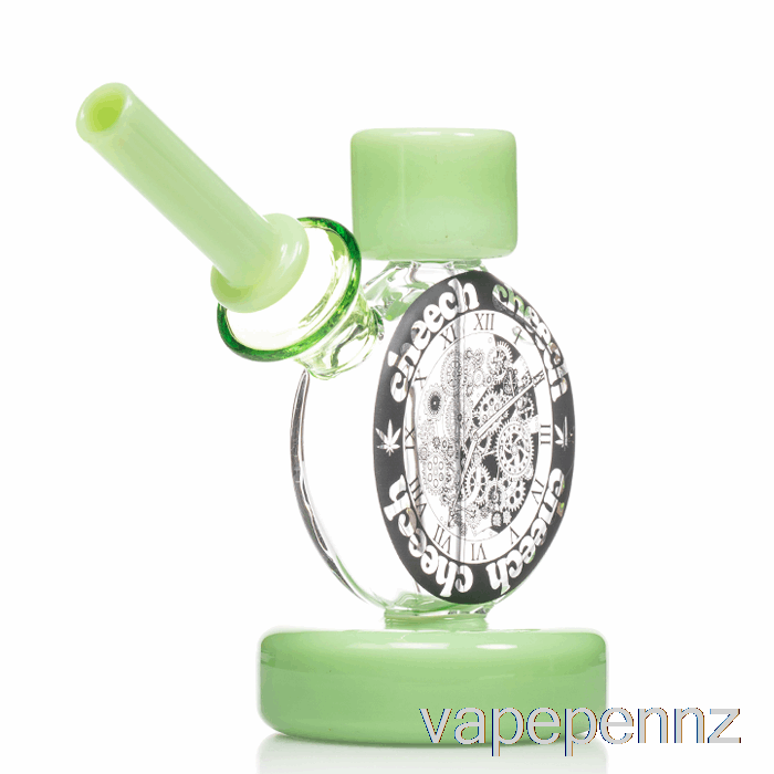 Cheech Clock Bubbler Green VAPE NZ